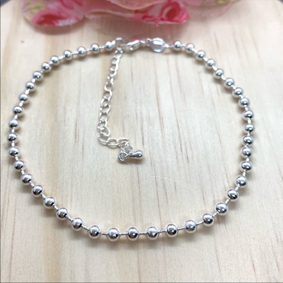 🌟 Sterling Silver 925 Anklet Chain - Picture 2 of 3